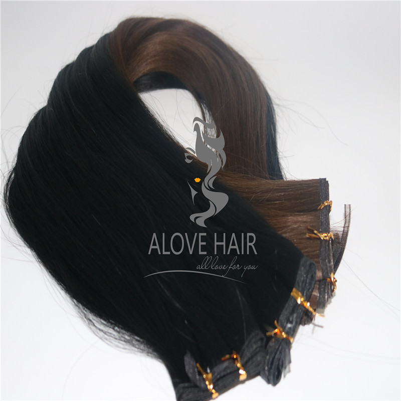 Supply cuticle intact hybrid hair for hybrid hair studio and hyrbid hair salon 